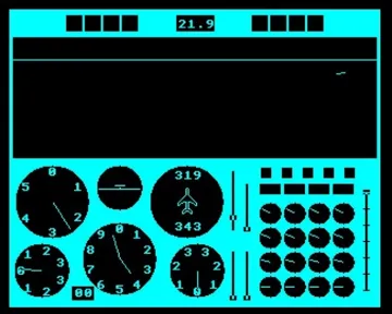 747 Flight Simulator (1983)(DACC)[DACC747] screen shot game playing